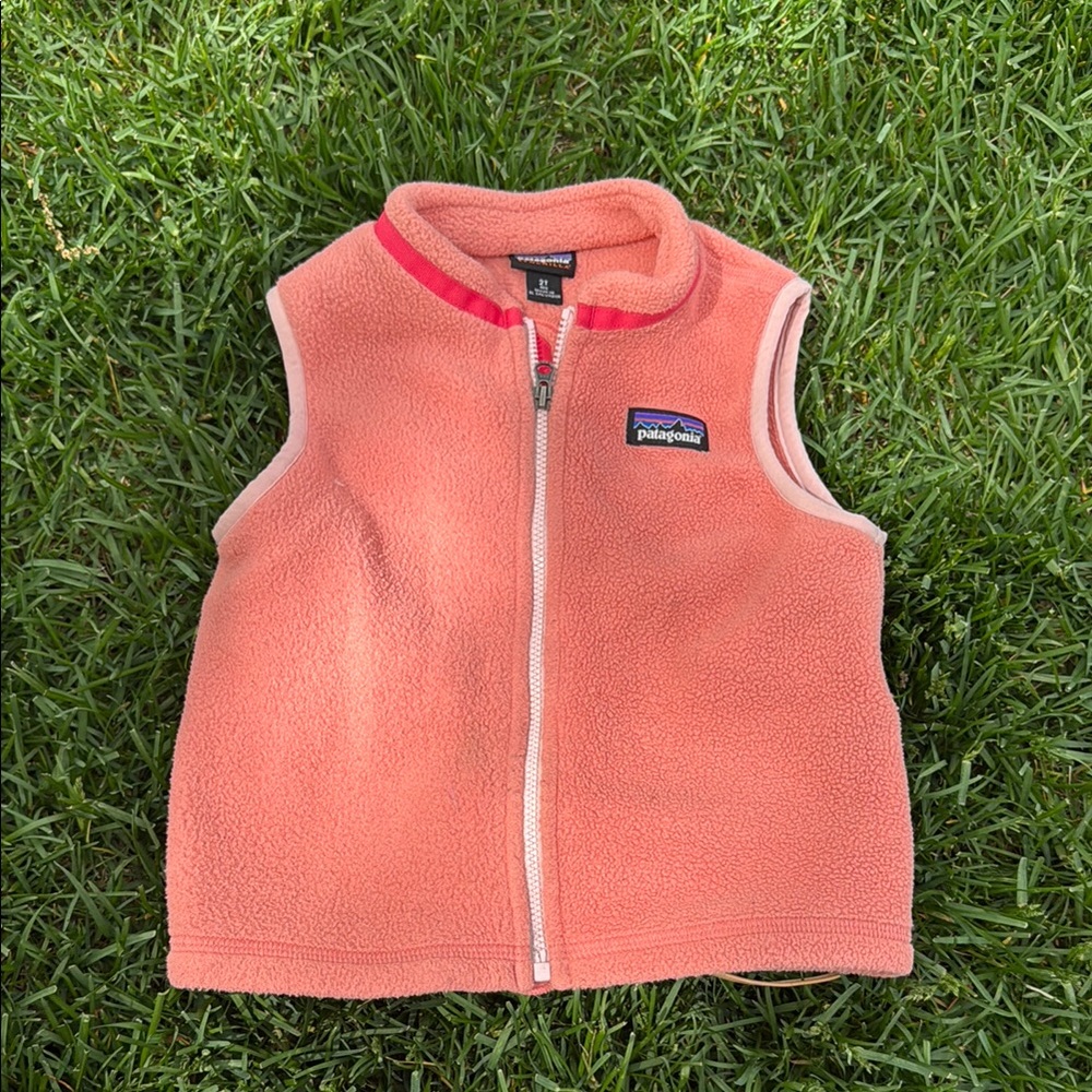Patagonia Peach Fleece Vest